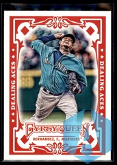 2013 Topps Gypsy Queen Dealing Aces Felix Hernandez #DA-FH Seattle Mariners